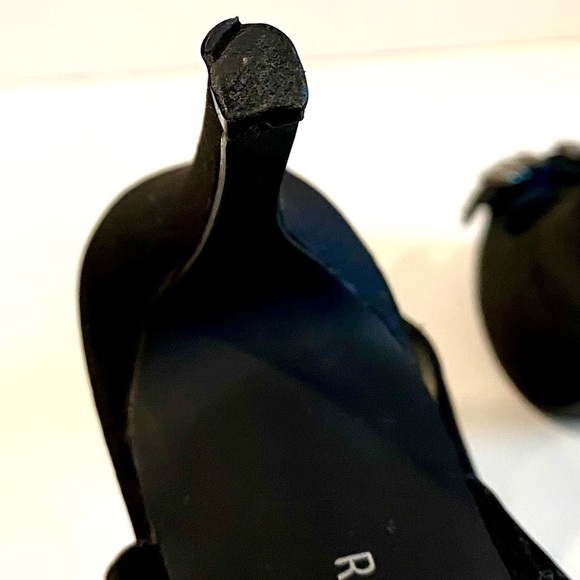 🌸Report - Black Sling Back Platform Dress Shoes Size 8.5 - Picture 7 of 10